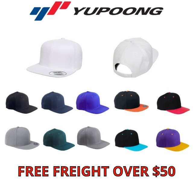 yupoong 6 panel snapback